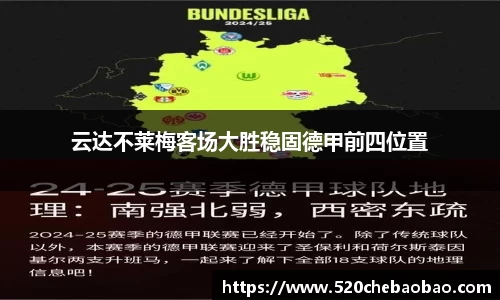云达不莱梅客场大胜稳固德甲前四位置